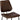 Archie Brown PU Leather Dining Chair