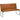 Cleo Faux Leather Dining Bench Tan