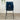 Archie blue industrial dining chair back 