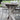 wooden garden dining table close up of cross leg