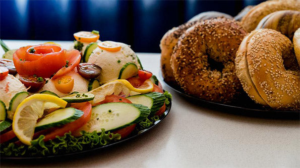 Bagels on Table