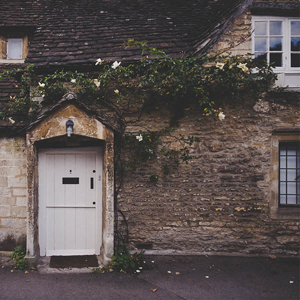 White Wooden Door