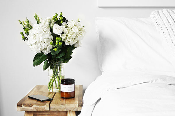 White Bedding Bedroom