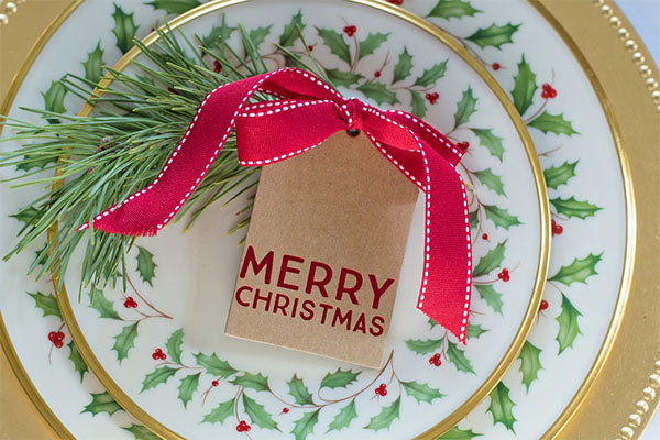 Christmas Decorated Plates