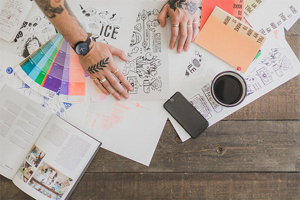 Designer Choosing Colour 