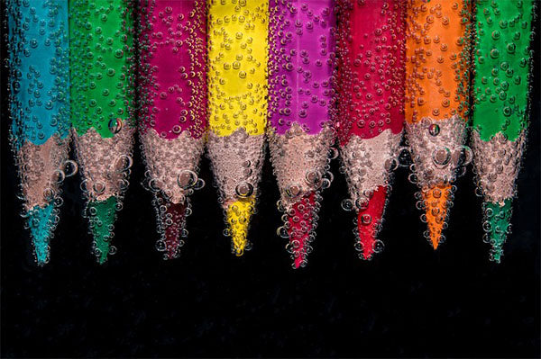 Coloured pencils