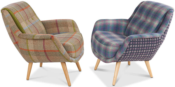 Kramer Moon Wool Armchairs