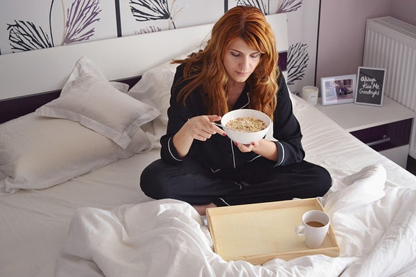 Lazy Day Girl in Pijamas