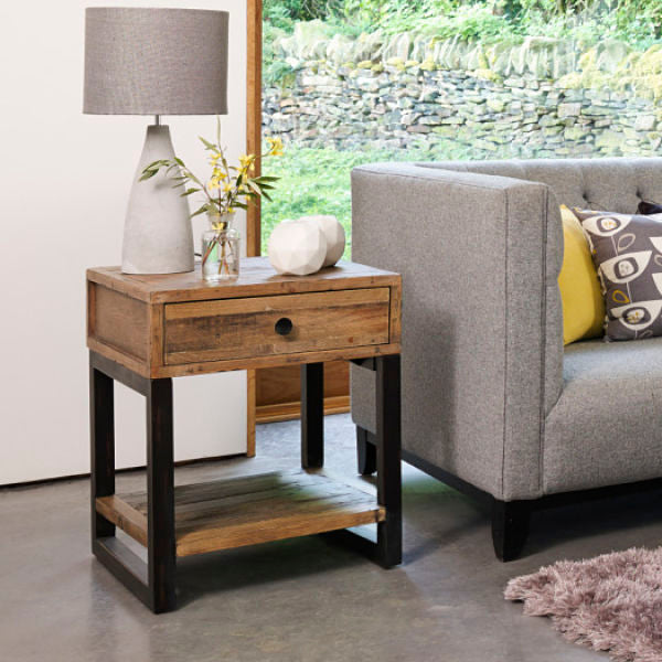 Standford Reclaimed Wood Bedside