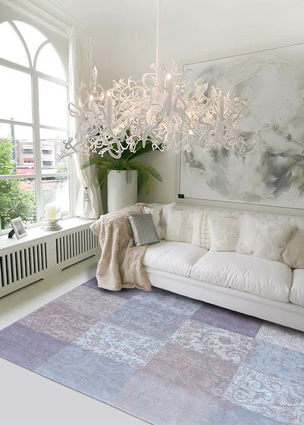 Louis De Poortere Cameo Rug - Lavender
