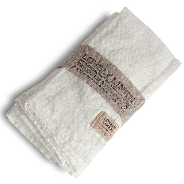Lovely Linen White Napkin