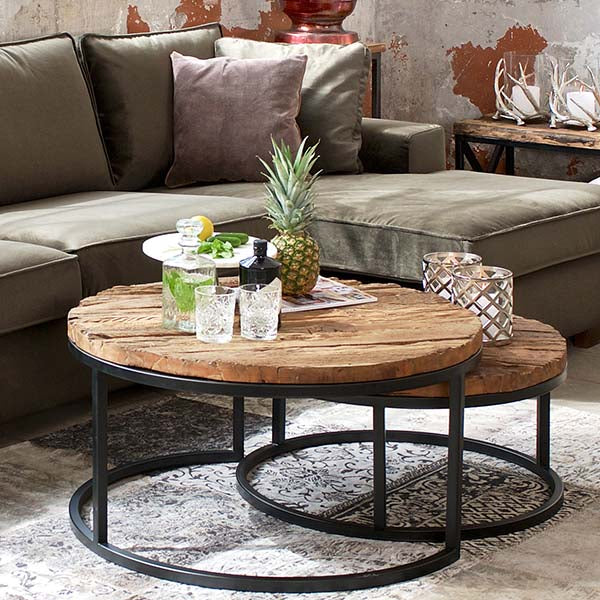 Luxe Kensington Reclaimed Wood Coffee Tables