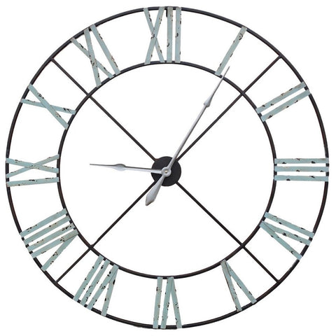 Extra Large Vintage Metal Wall Clock
