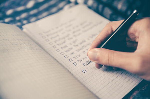 Person Writing List