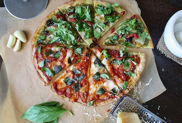 Pizza on Dining Table