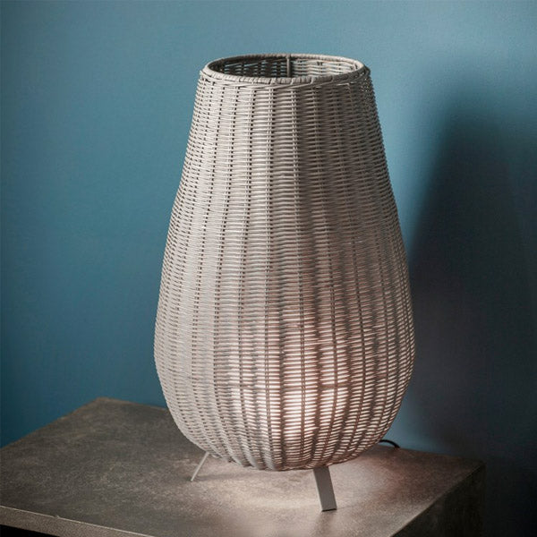Sassa Table Wicker Lamp