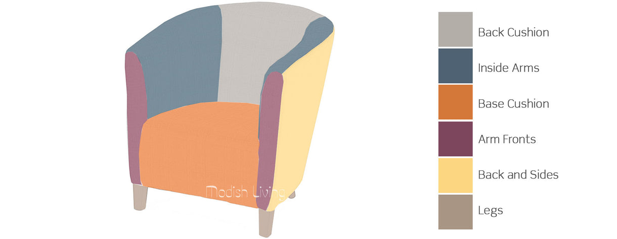 Leather Tub Chair Bespoke Options