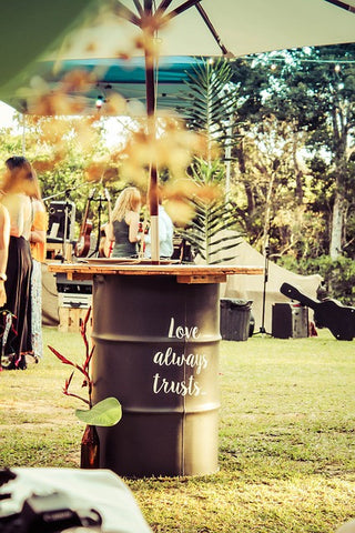 Garden wedding decorations