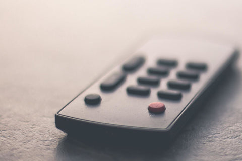 Close up of a remote control